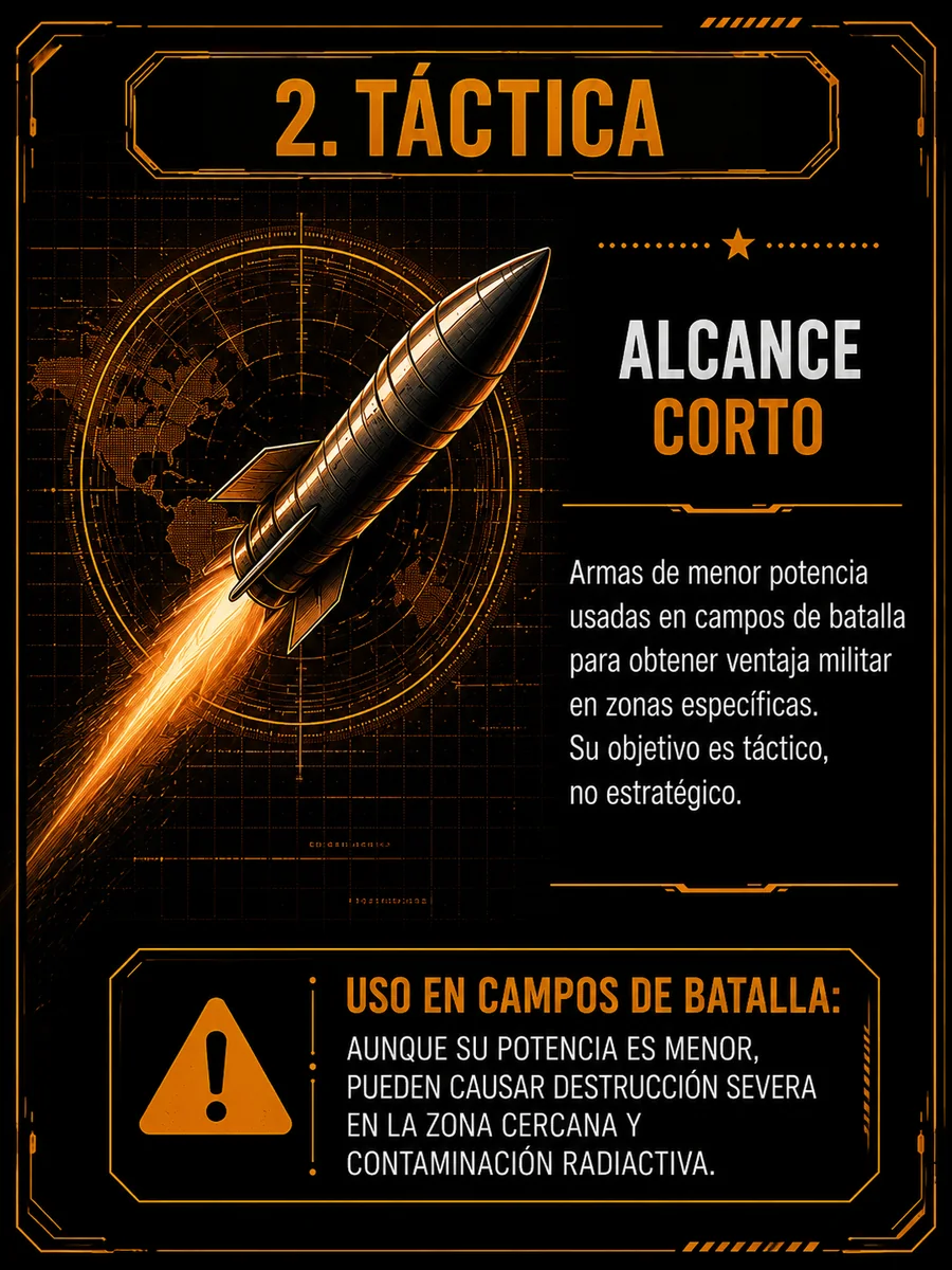 Amenaza táctica: alcance corto