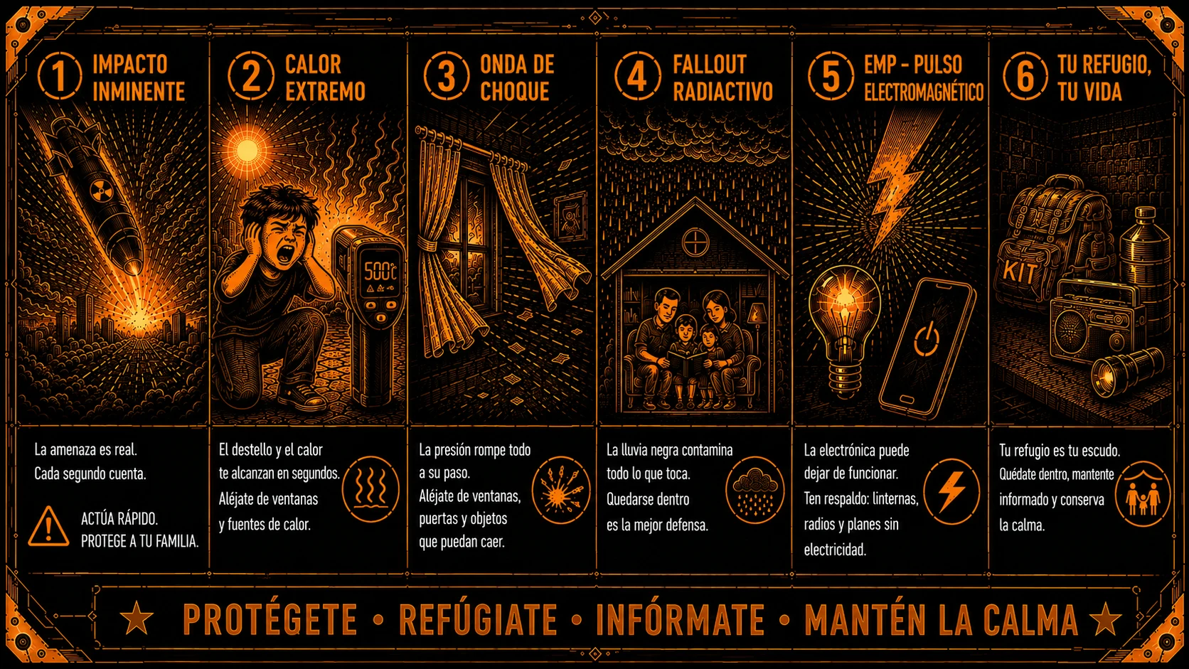 Diagrama de flujo de supervivencia